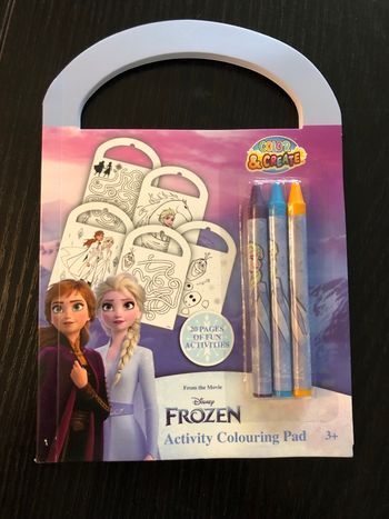 Disney 📀 Livret d’activité et crayons La Reine des neige