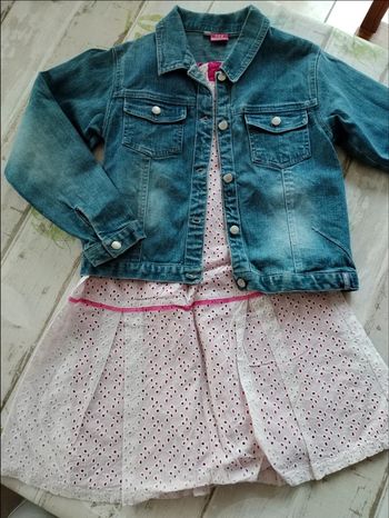 Ensemble robe veste en jean