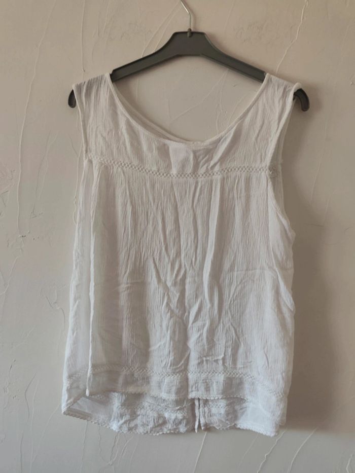 Sublime débardeur blanc influx taille 38 ou M