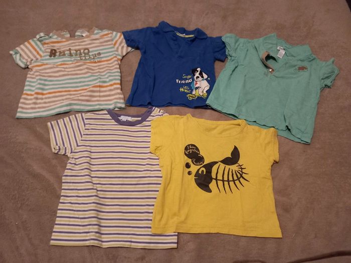 T-Shirts Manches Courtes Taille 18 mois