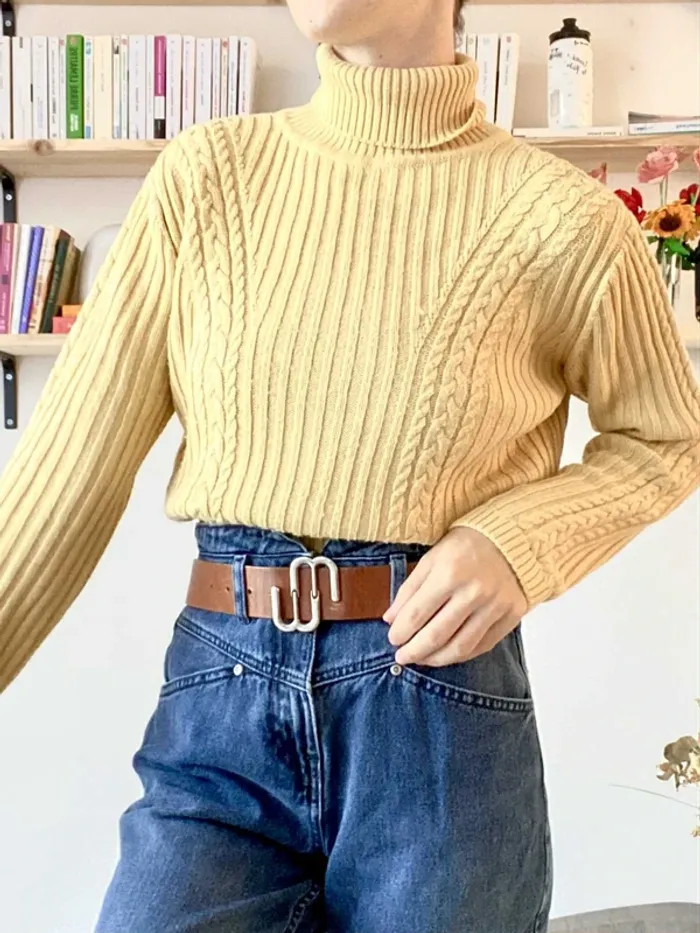 Pull Col Roulé Alain Manoukian en taille S/M (=36/38) - Très bon état