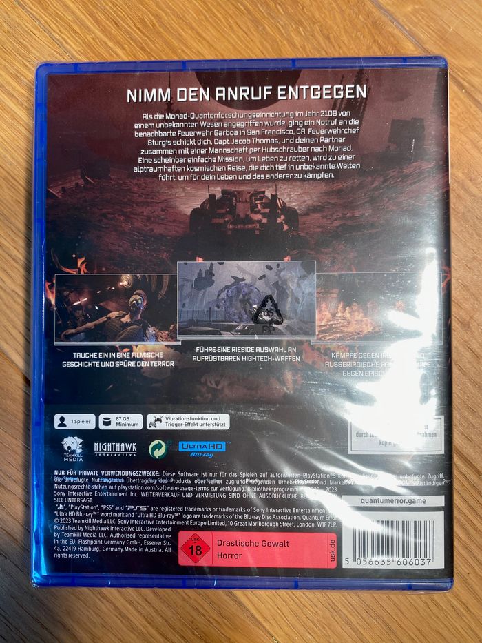 Quantum error  - PS5 - jeu neuf sous blister - photo numéro 5