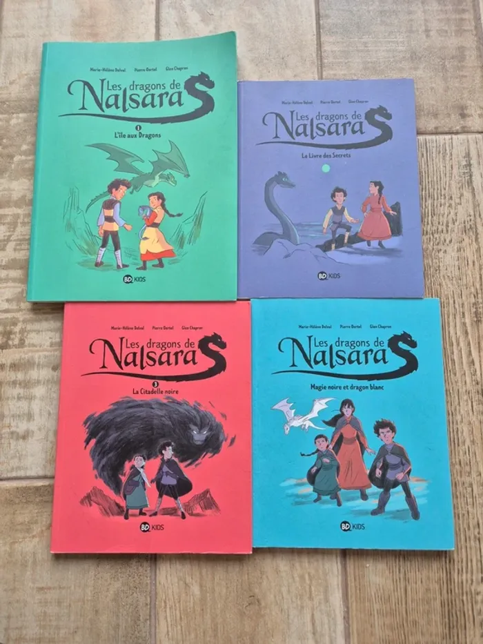 Lot de 4 BD Les dragons de Nalsara 1 à 4