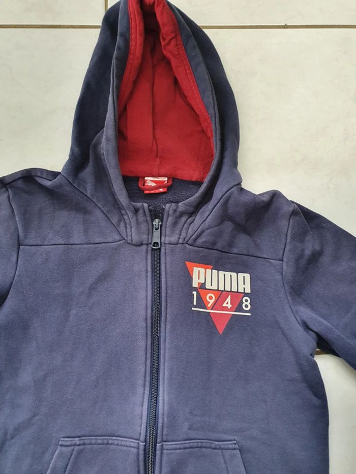Veste à capuche zippé garçon Puma 12 ans CA3 - photo numéro 3