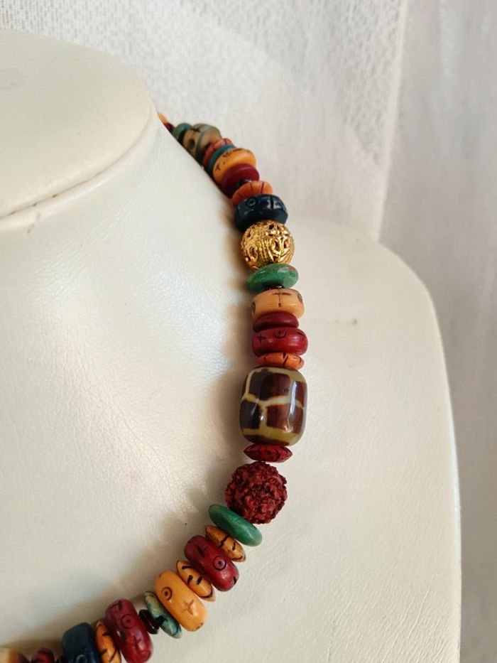 Nature | Collier perles colorés - photo numéro 7