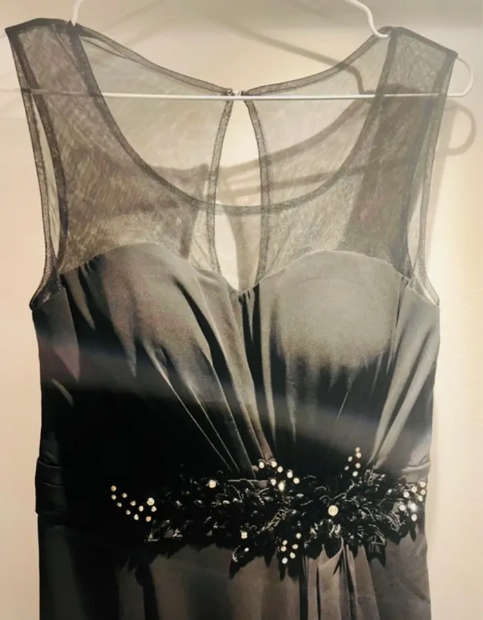 Robe longue noire de soirée Omonsim – Taille S/M – Neuve - photo numéro 2