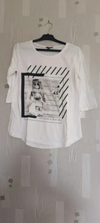 33- Haut manche 3/4 kiabi, Taille S