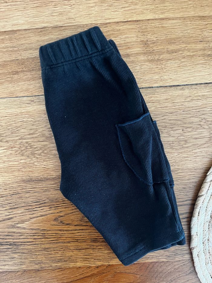 Pantalon noir zara 6/9 mois - photo numéro 2