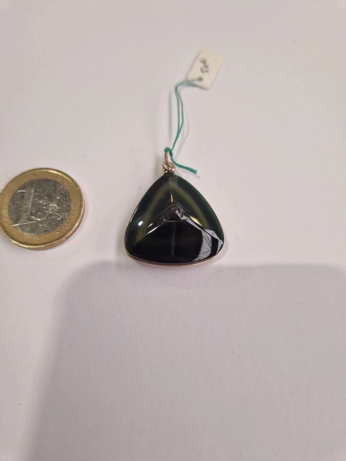 Pendentif obsidienne arc en ciel suprême oeil - photo numéro 5