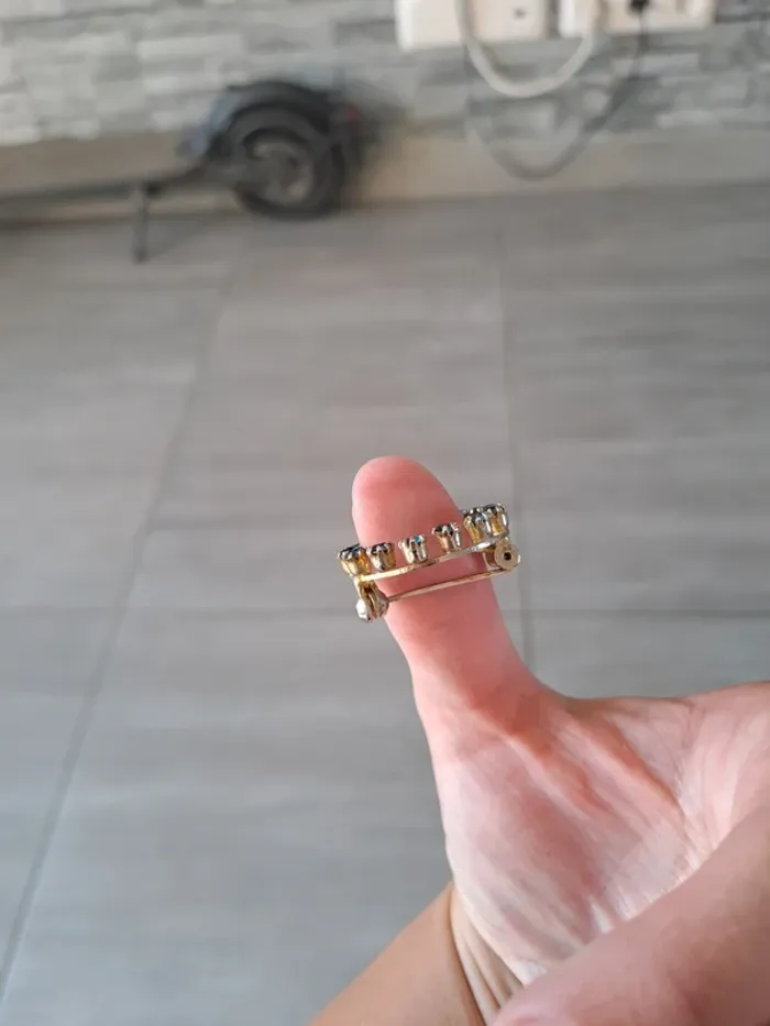 Broche ronde vintage - photo numéro 3