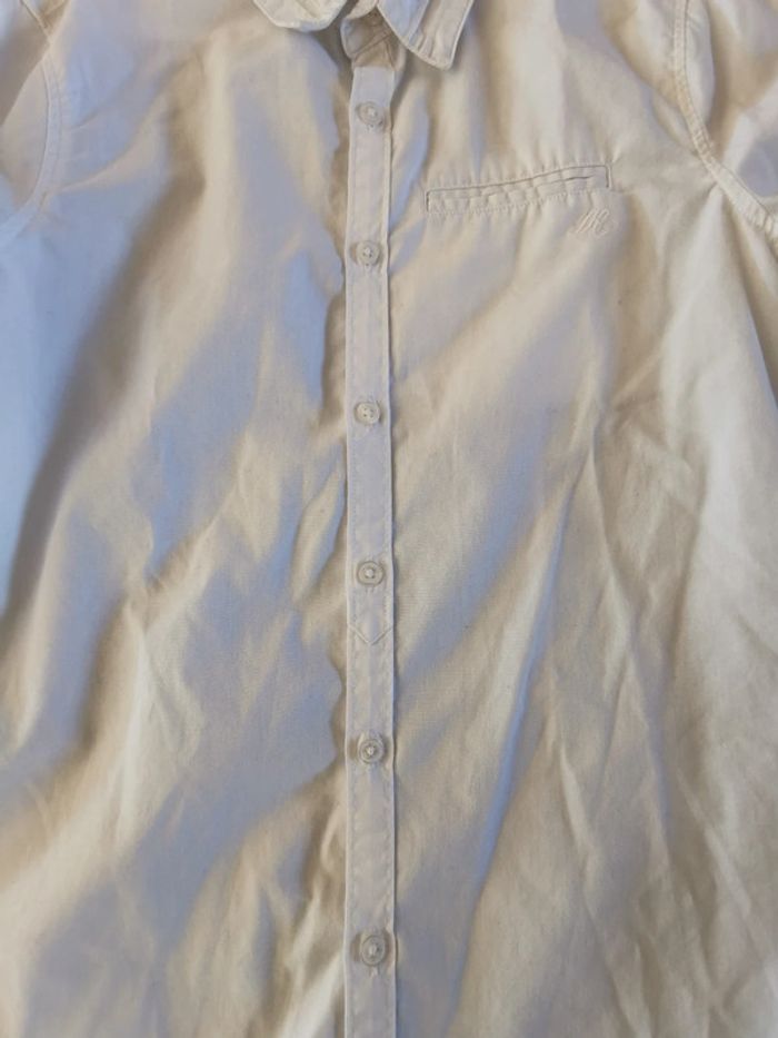 Chemise manches longues blanches 10 ans IKKS - photo numéro 5