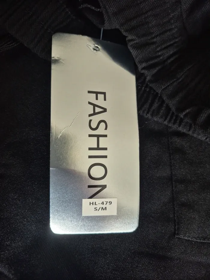 Pantalon Noir avec Poches Femme Taille S/M - photo numéro 3