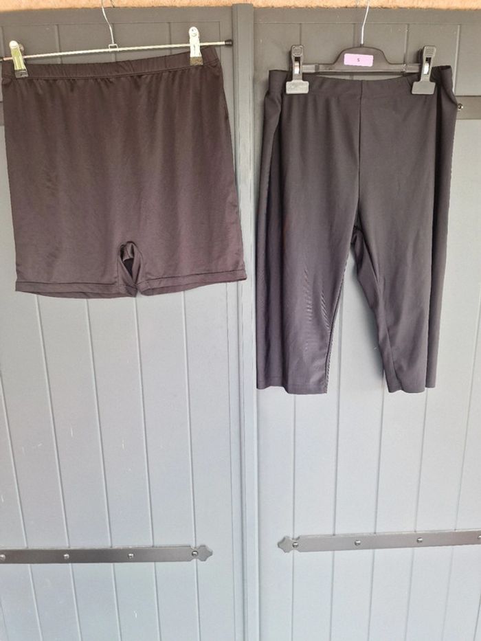 Lot de shorts cyclistes noirs - photo numéro 2