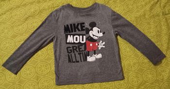 Haut manches longues Mickey + 1 offert