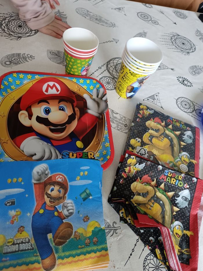 Décoration anniversaire mario