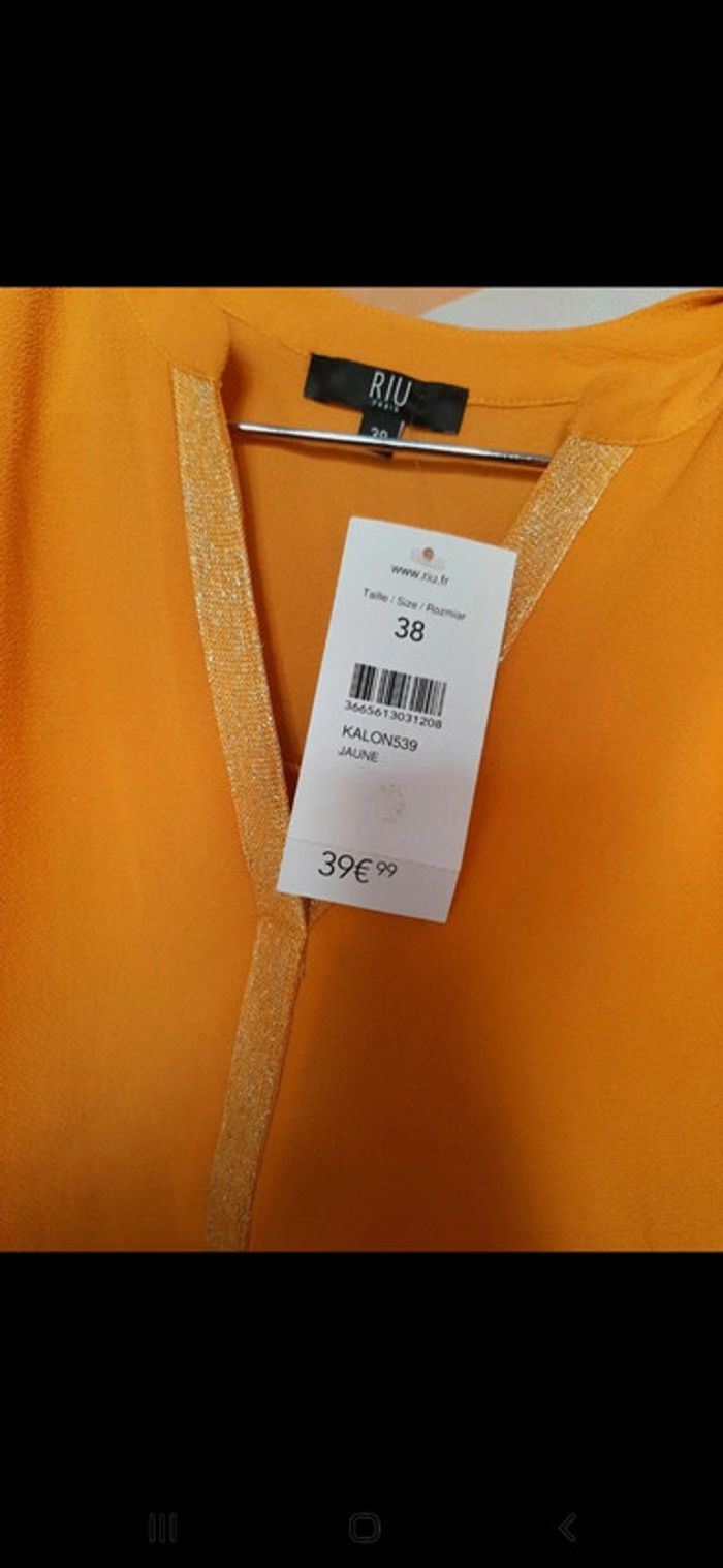 Blouse fluide T38 neuve