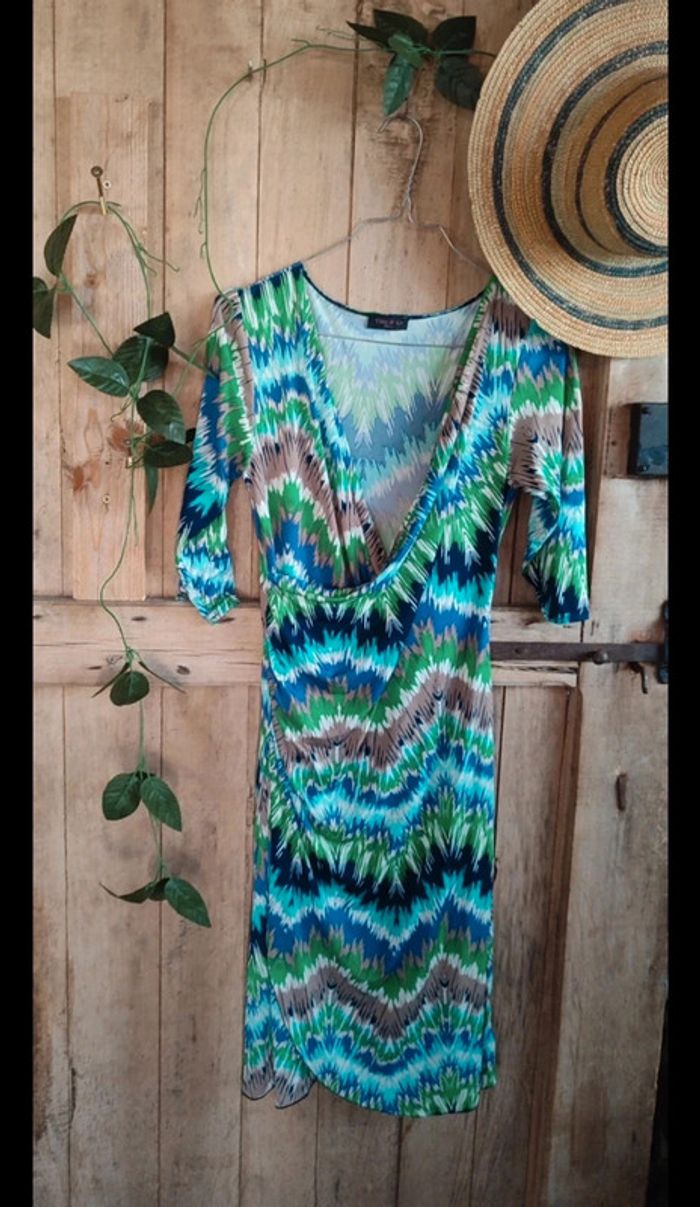 Robe bleu