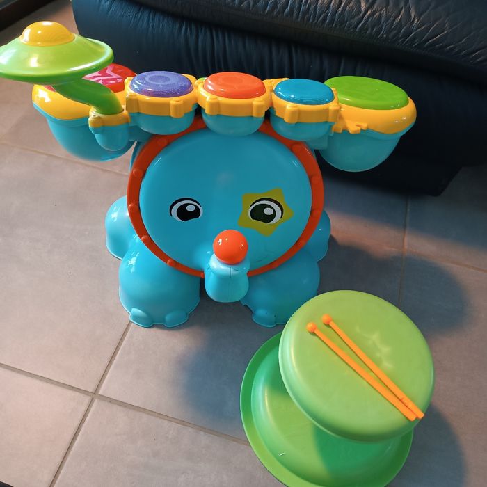 Ma Batterie Jungle Rock vtech avec tabouret