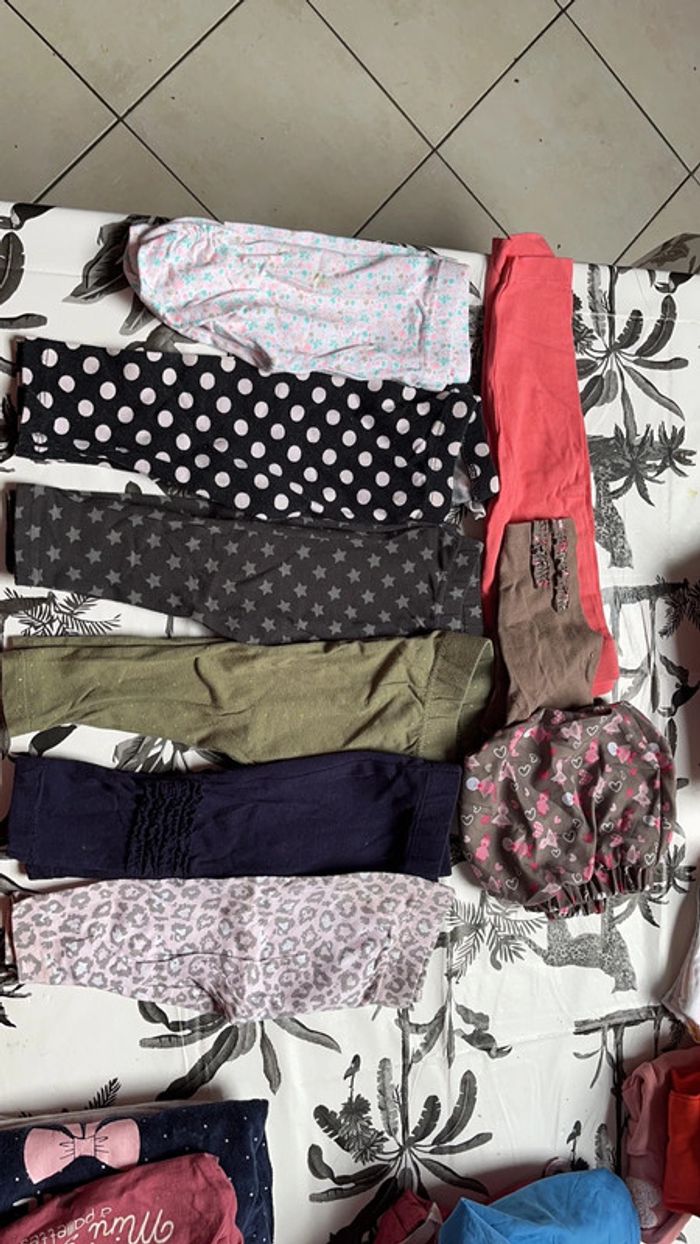 Lot 8 leggings 6 mois