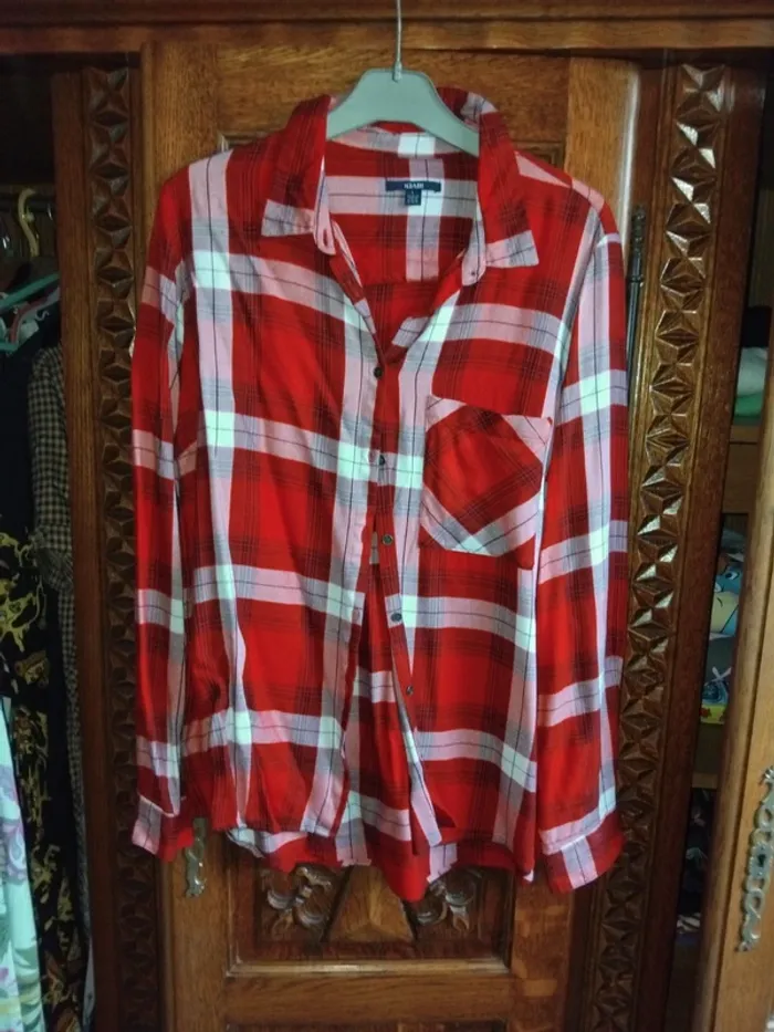 Chemise à carreaux