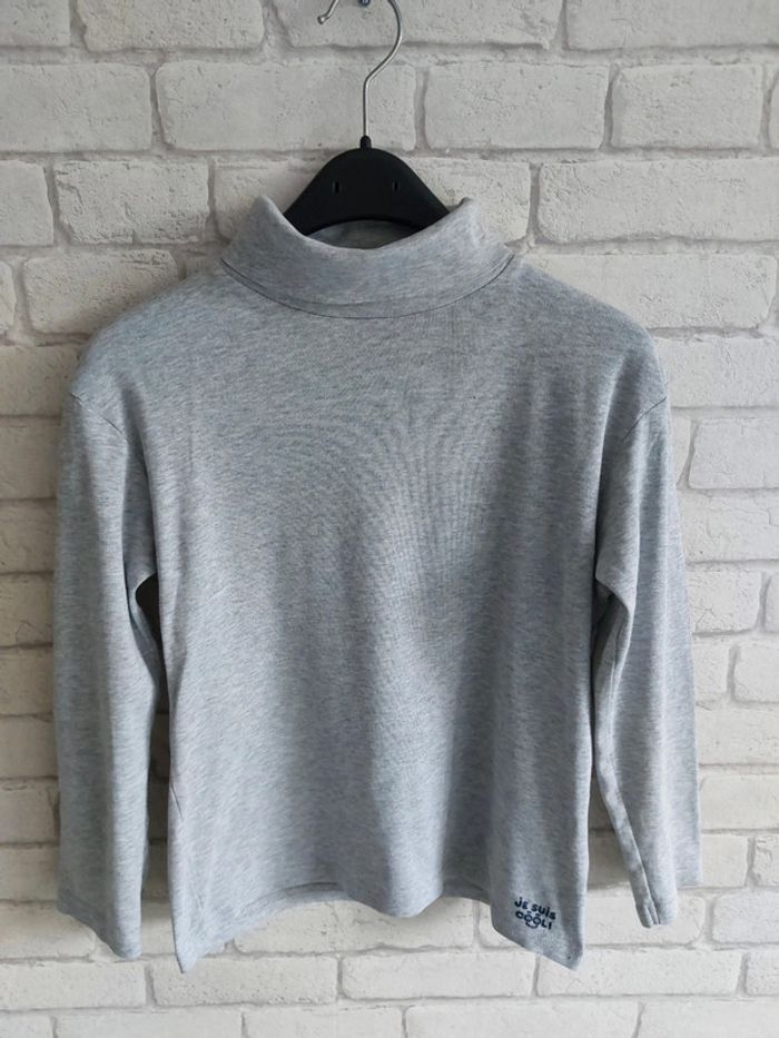Tee-shirt manches longues col roulé Vertbaudet taille 10 ans