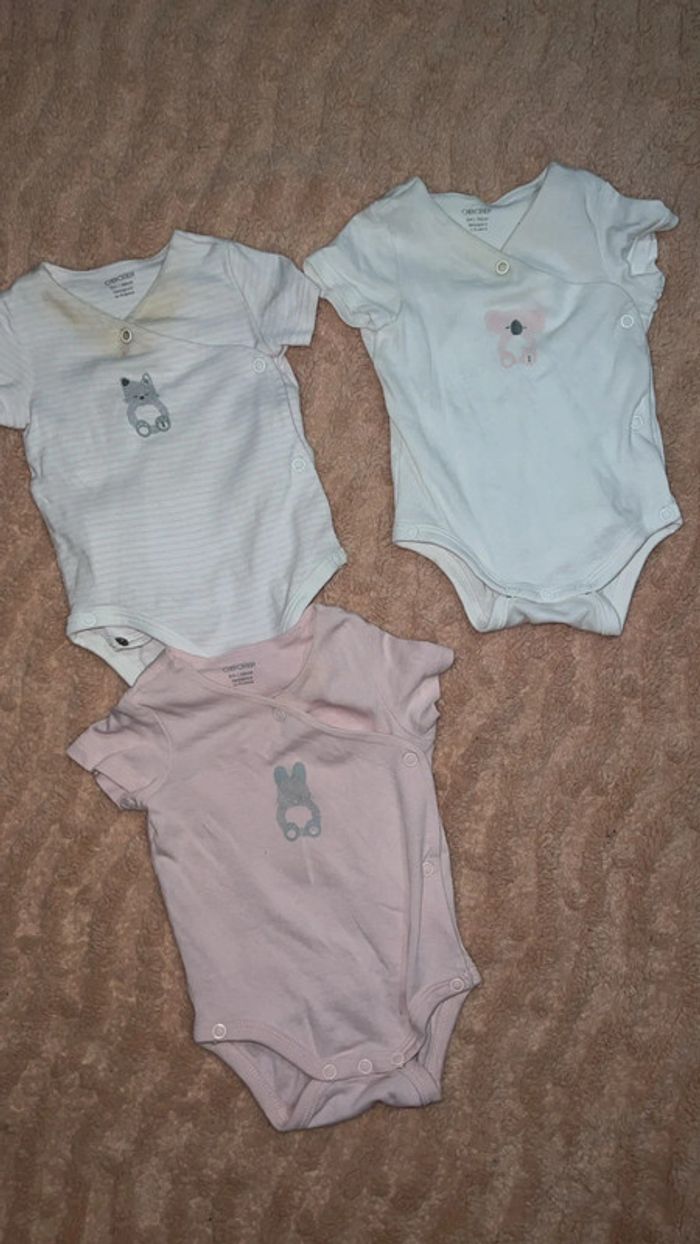 Lots de 3 body fille 3 mois - photo numéro 5