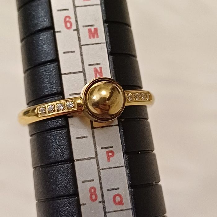 Bague zag en acier inoxydable taille 54 - photo numéro 6