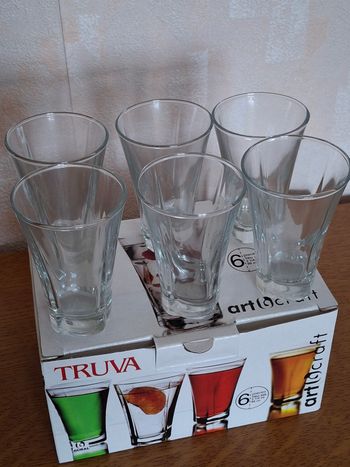 6 verres Verrine