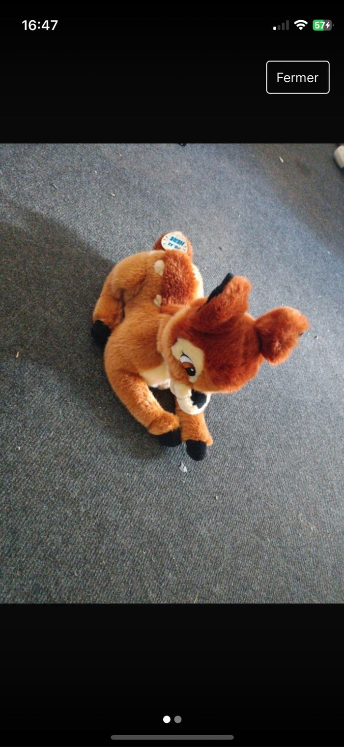 Peluche bambou