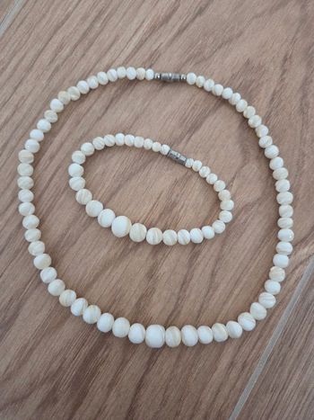 Lot bracelet + collier 