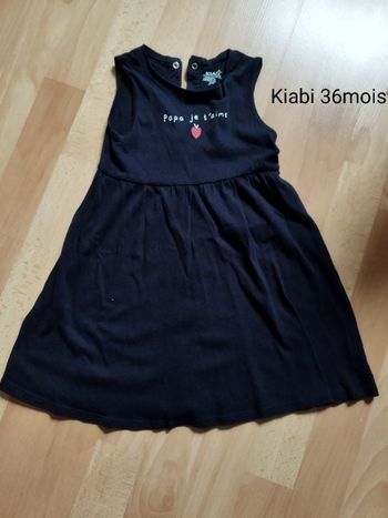 Robe bretelles 3 ans
