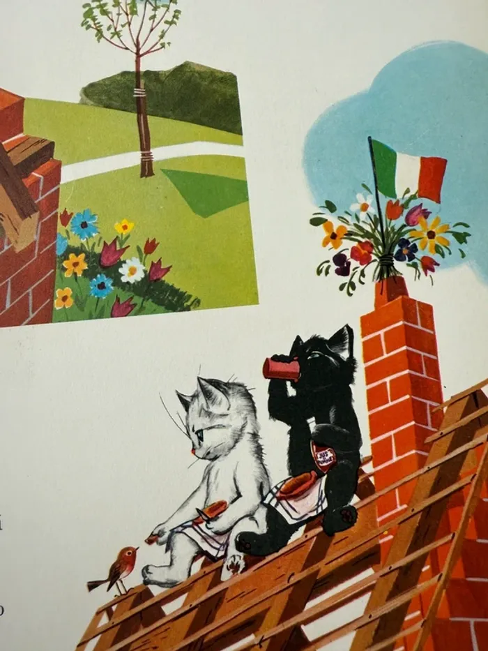 Livre ancien rare italien Animali Parlanti a cura di Pierre Probst Carolina Principato Hachette - photo numéro 9