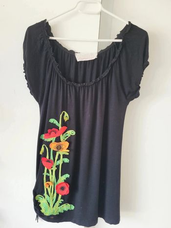 Blouse Manches Courtes Femme Mamatayoe – Taille L – Très Bon État