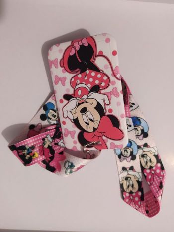 Lanière de cou porte carte minnie