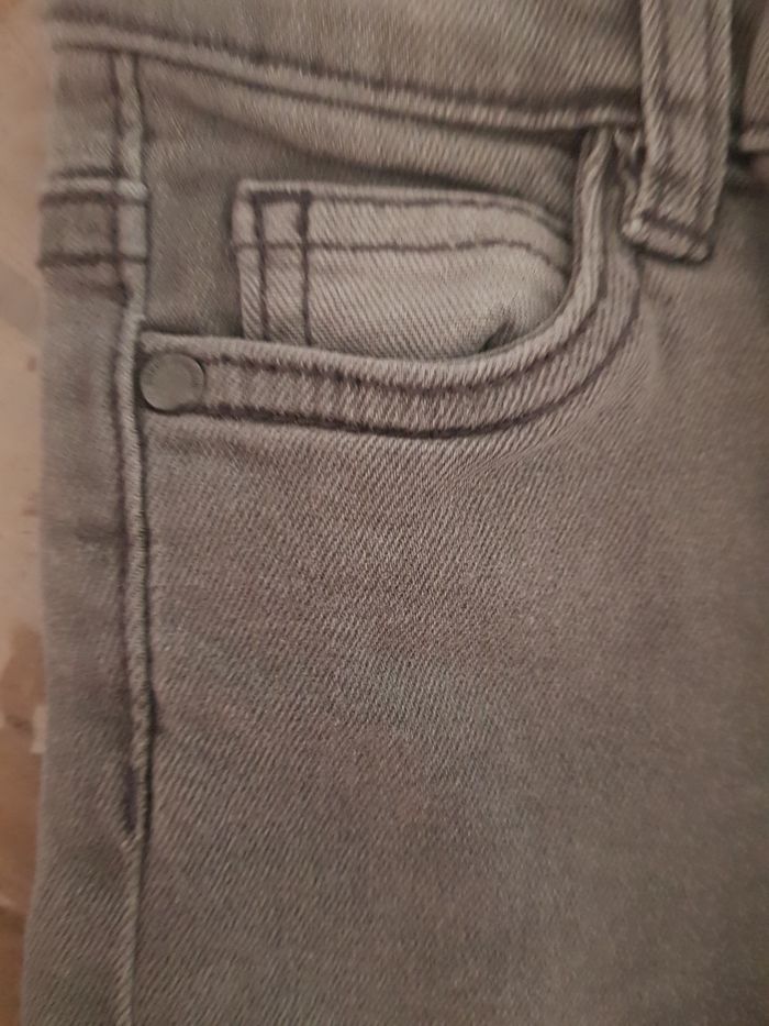 Jean bébé gris slim – 6 mois – Gémo - photo numéro 4