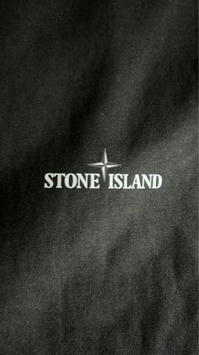 t-shirt stone island noir - photo numéro 2