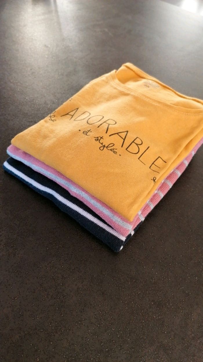 Lot 2 pulls légers+1tee shirt ML