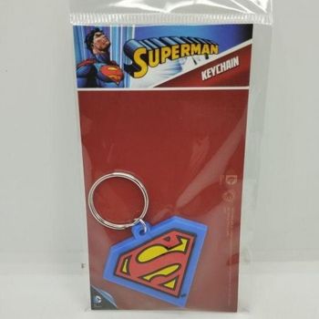 SUPERMAN - Porte-clés caoutchouc - Logo