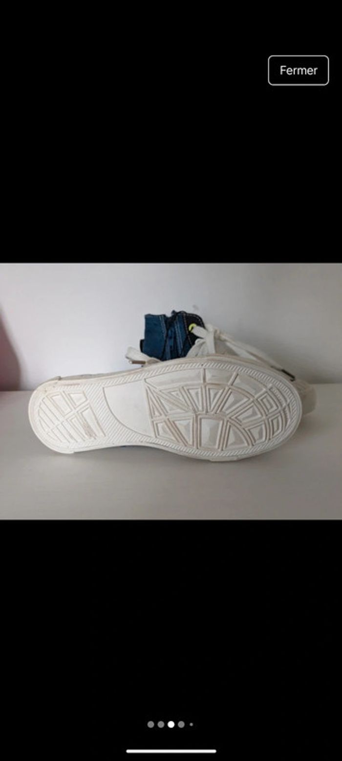 Baskets montantes jean 30 Kiabi - photo numéro 5