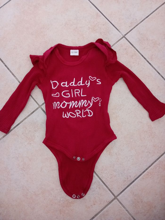 Body bordeaux 12/18 mois + 1 offert