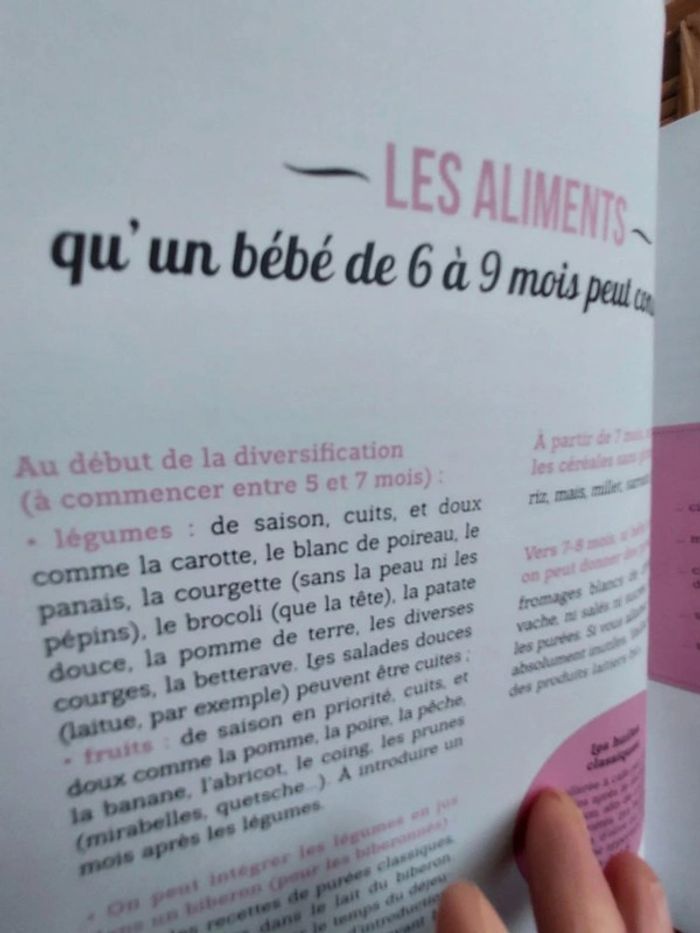 Livre recettes pour bébé neuf - photo numéro 5