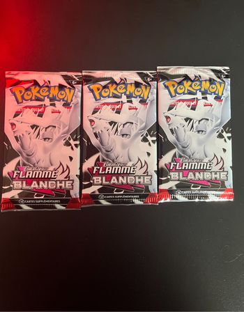 Lot booster flamme blanche