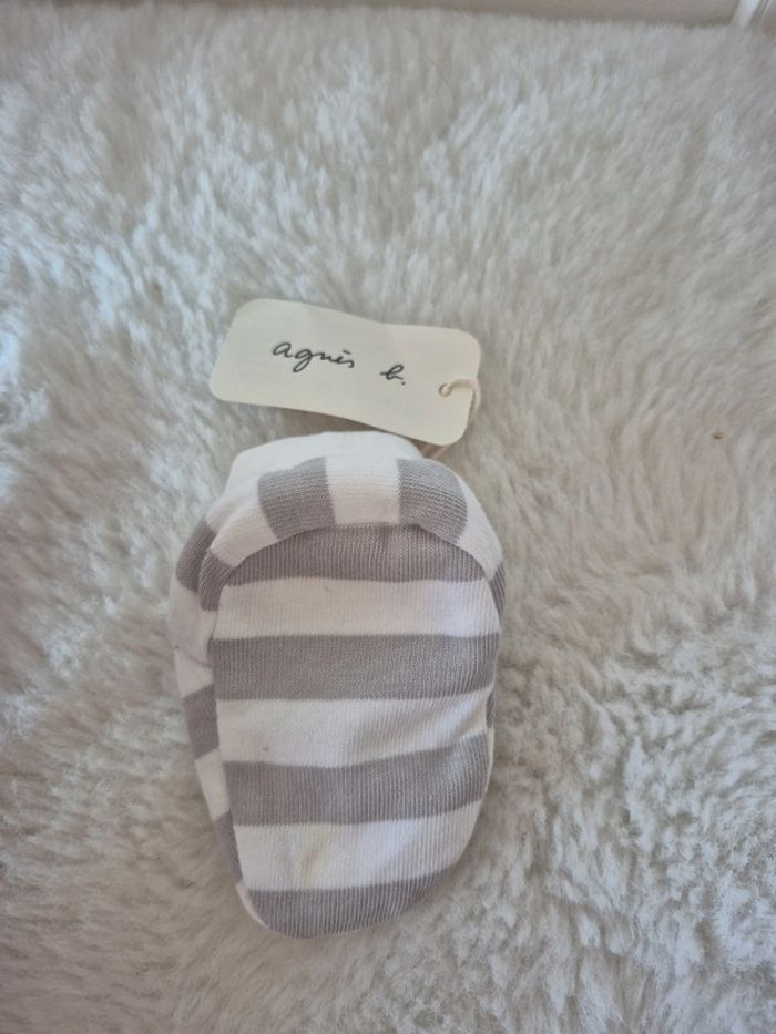Chausson bébé en pur coton - photo numéro 4