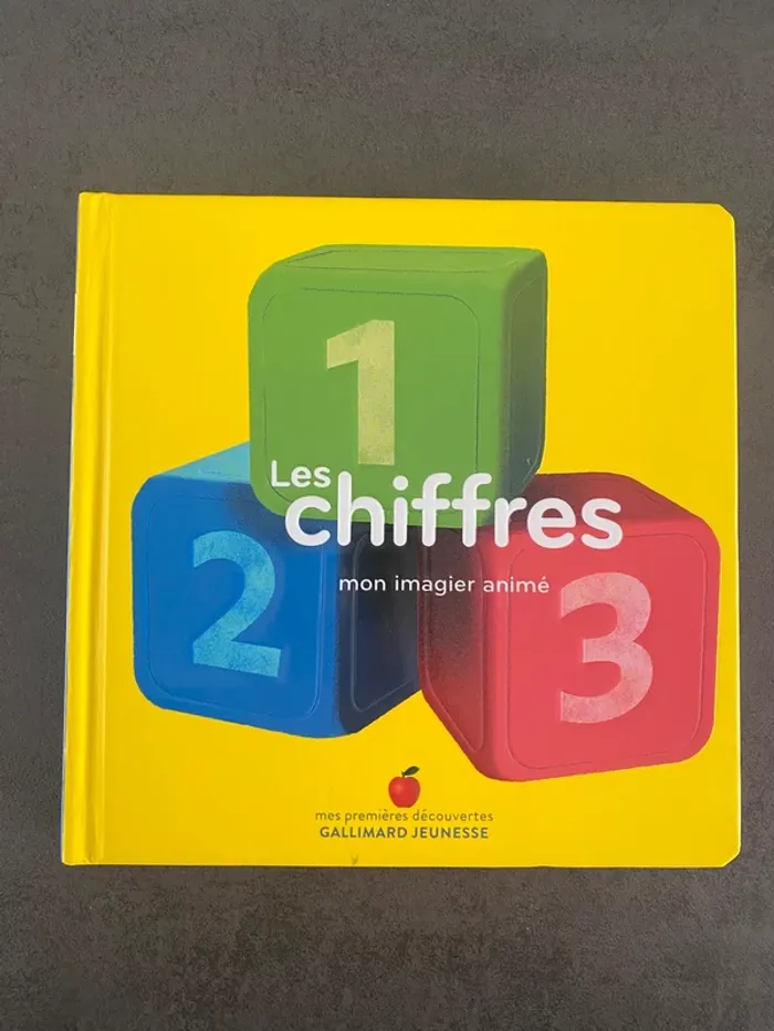 Livre avec images pop-up « Les chiffres » Gallimard Jeunesse