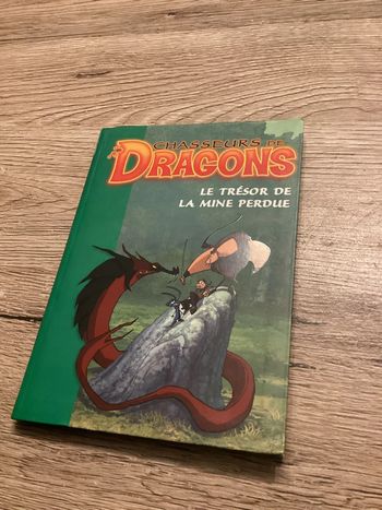livre chasseurs de dragons Le trésor de la mine perdue