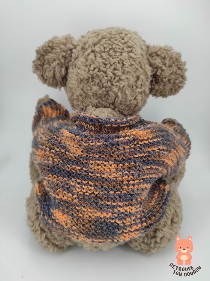 Peluche Articulée Mouton marron Vintage - photo numéro 2