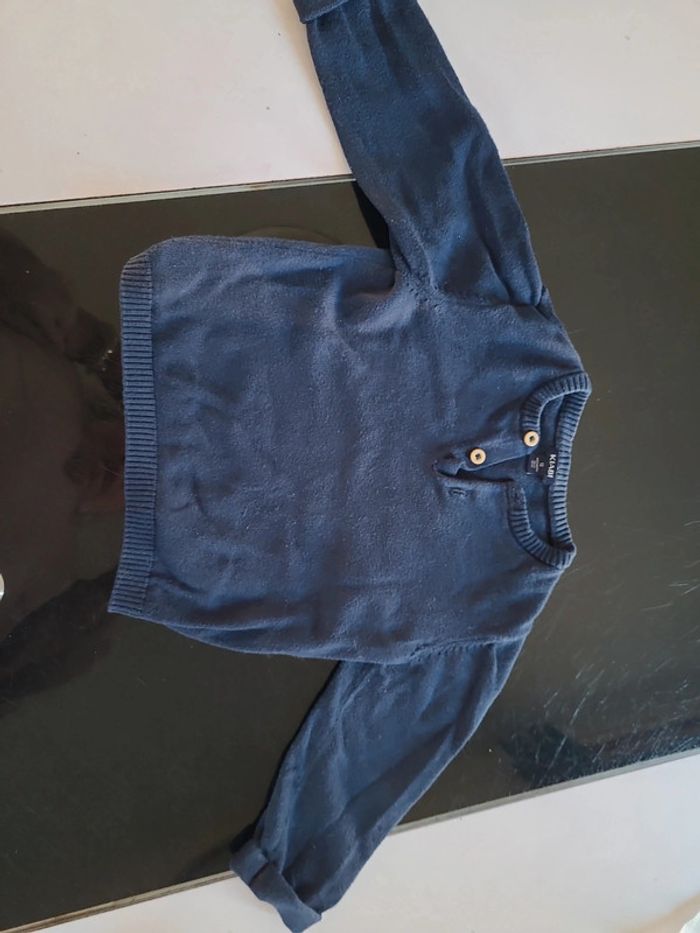 Pull bleu - photo numéro 2