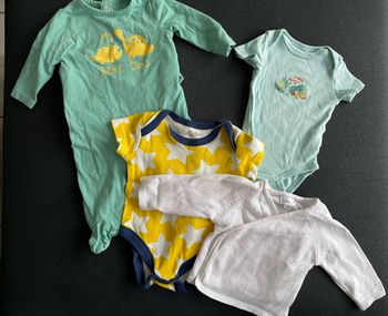 Lot vêtements garçon, un mois