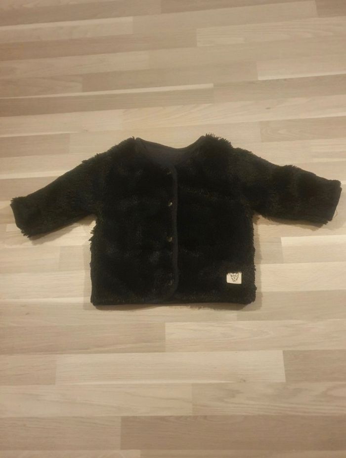 Gilet réversible lulu castagnette 6mois - photo numéro 3