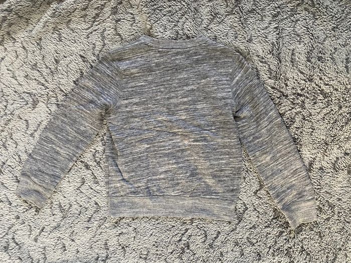 Pull gris chiné Abercrombie - taille 7/8 ans - photo numéro 4